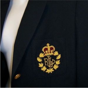 Ralph Lauren Navy Black Blazer